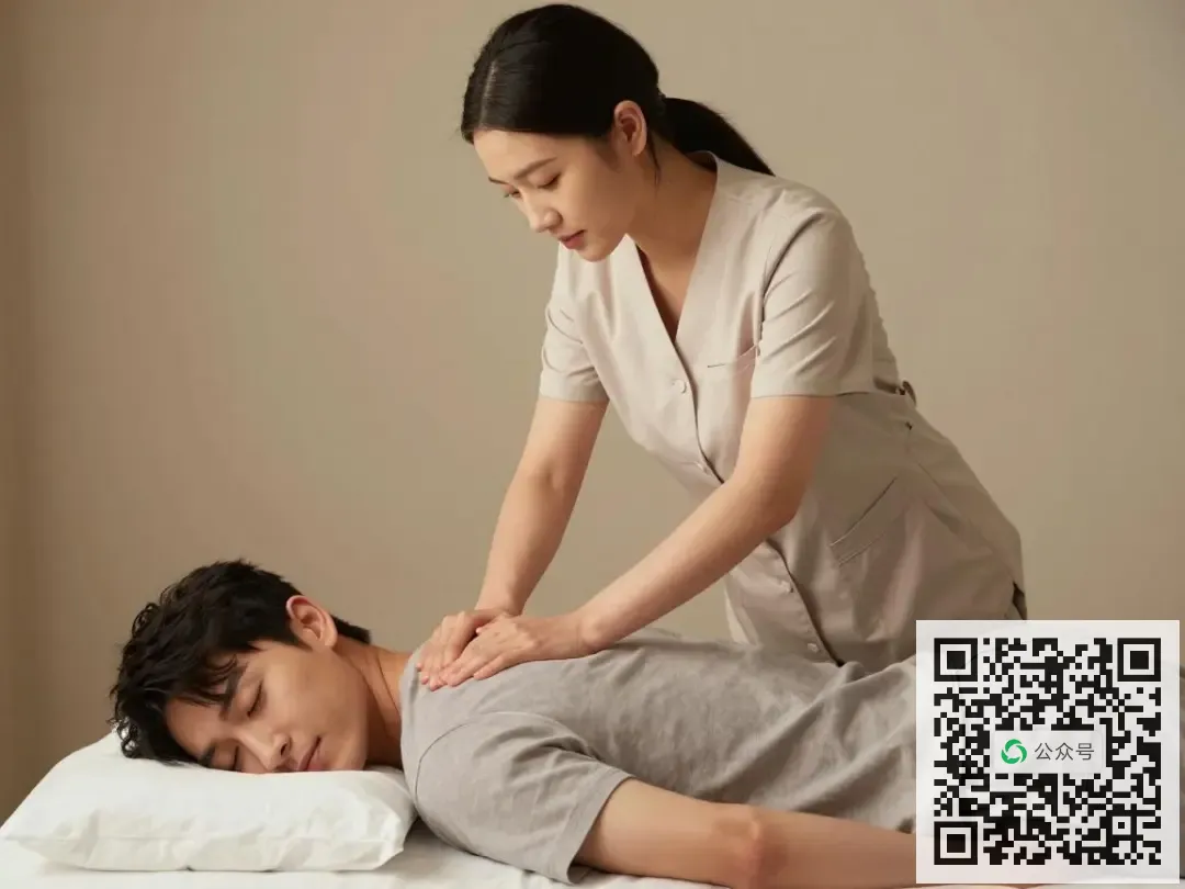 全身精油按摩教程:背部推油手法分解跟练